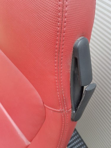 BMW Z3 Roadster Fahrer Sitz LINKS Leder rot snake + Gestell + Motoren ABHOLUNG – Bild 10