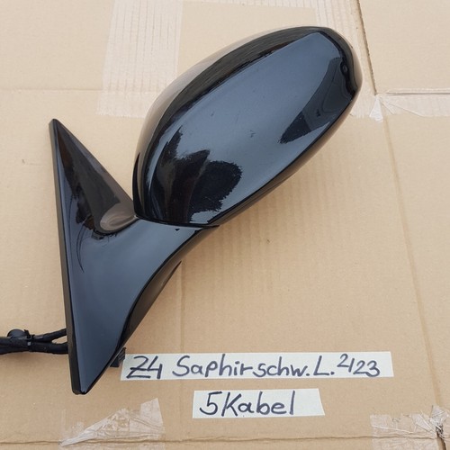 BMW Z4 E85 E86 Seiten Außen Spiegel +  Motor LINKS  saphir schwarz shadow line  – Bild 1