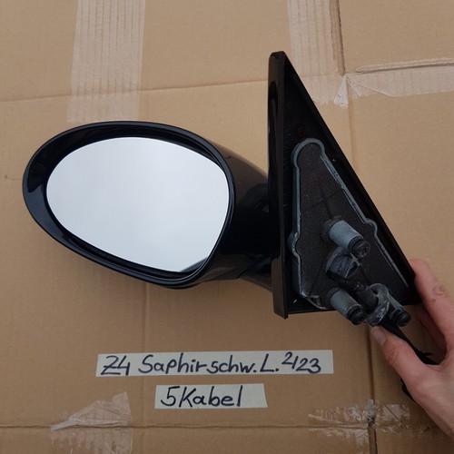 BMW Z4 E85 E86 Seiten Außen Spiegel +  Motor LINKS  saphir schwarz shadow line  – Bild 3