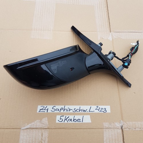 BMW Z4 E85 E86 Seiten Außen Spiegel +  Motor LINKS  saphir schwarz shadow line  – Bild 5
