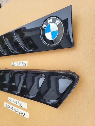 BMW Z3 Roadster Lufteinlass Ki​emen Ziergitter Motorhaube Cosmos Schwarz R+L – Bild 3