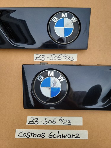 BMW Z3 Roadster Lufteinlass Ki​emen Ziergitter Motorhaube Cosmos Schwarz R+L – Bild 4