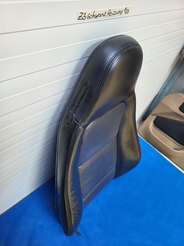 BMW Z3 Roadster Bei Fahrer Sitz Oberteil Lehne Leder schwarz Rückenlehne Heizung