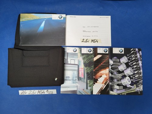 BMW Z4 E85 Bordmappe Nylon Service Heft 2,5i Englisch RHD – Bild 1