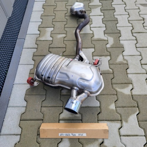 BMW Z4 E85 Auspuff Mittel +  Nachschalldämpfer  N46  Endschalldämpfer 7542922 – Bild 1