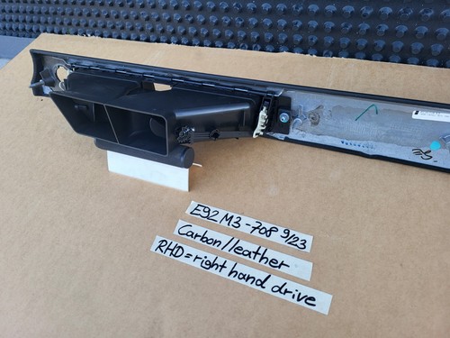 BMW E92 E93 M3 Leather Carbon Dashbord Interior Trim 8036708 RHD ABHOLUNG 