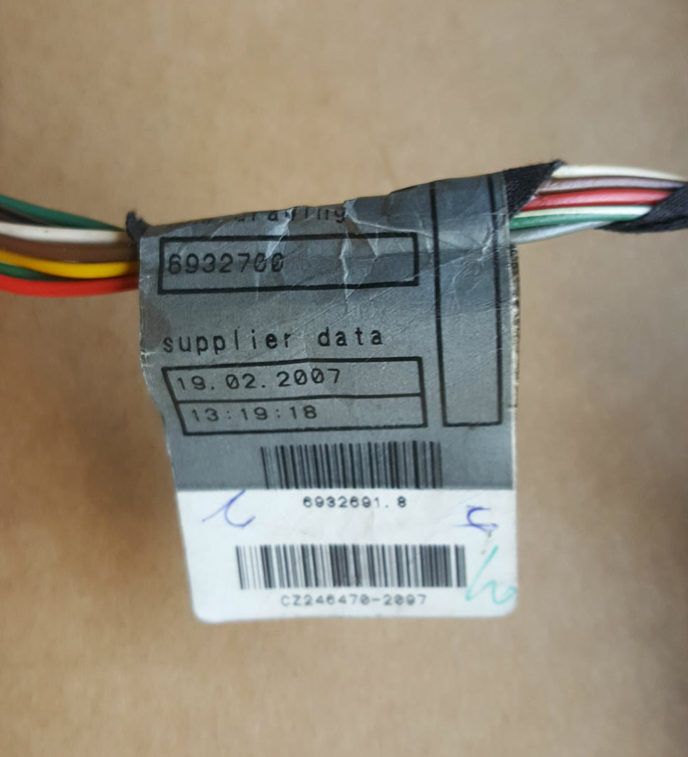 BMW E90 E91 E92 Klima Kasten Kabel Autom. 6932692 Stellantrieb Heizung 6932700 – Bild 2