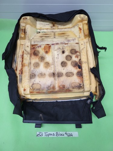 BMW Z3 Roadster Coupe Fahrer Sitz Kissen Unterteil Leder Topas blau ohne Heizung – Bild 6