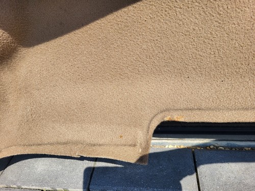 BMW Z3 Roadster Verkleidung Verdeck Kasten Teppich hinten  innen  8399281 Beige