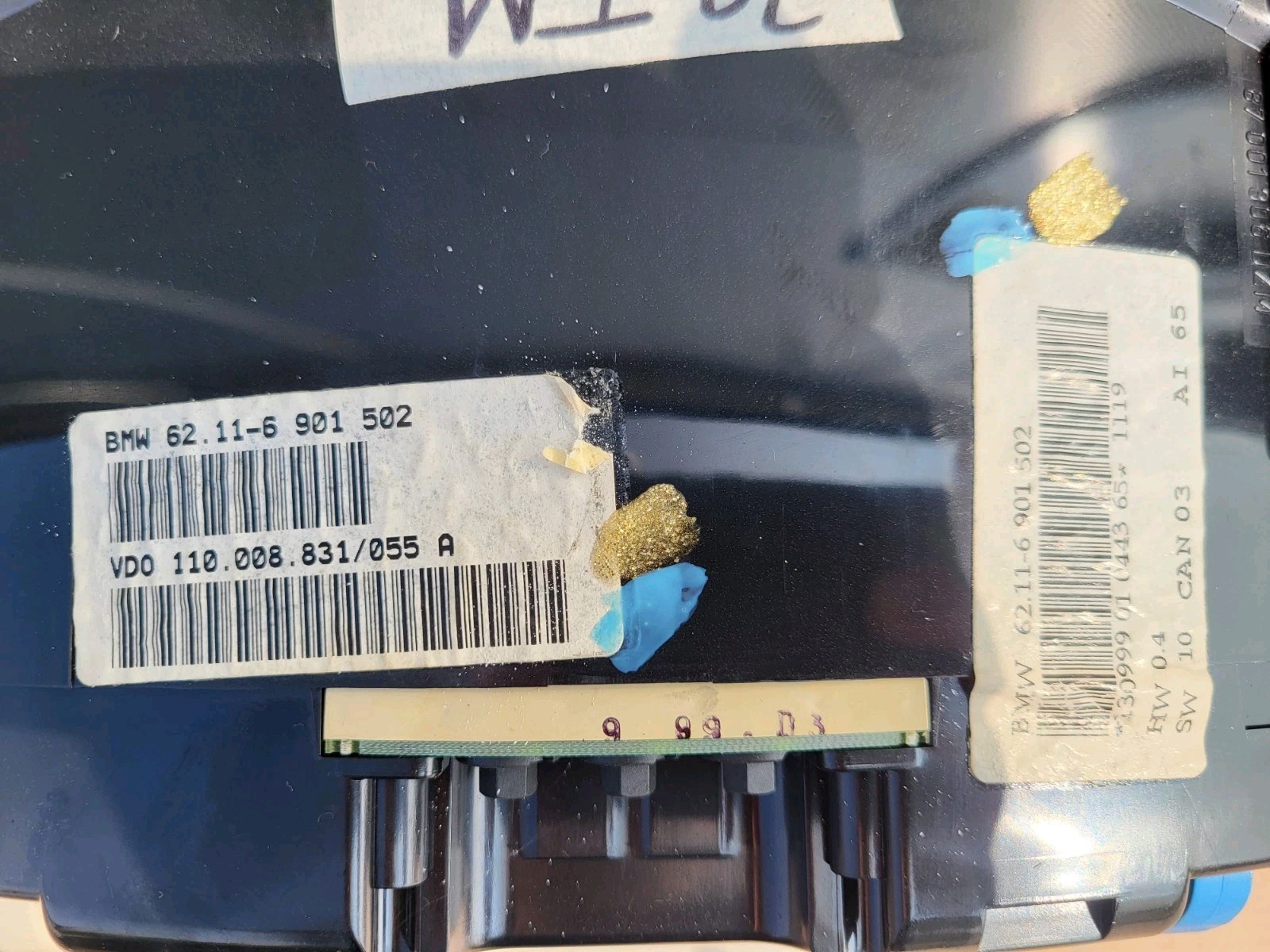 BMW Z3 Roadster Meilen Tacho Kombi  Instrument Tachometer 6901502 + Stecker – Bild 5