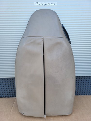 BMW Z3 Beifahrer Sitz Oberteil Leder beige Rücken Lehne Polster Kissen Bezug  – Bild 11