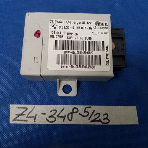 BMW Z4 E85 Motorsteuergerät N52 Motor  7581348 EWS Modul Schlüssel Zündschloss