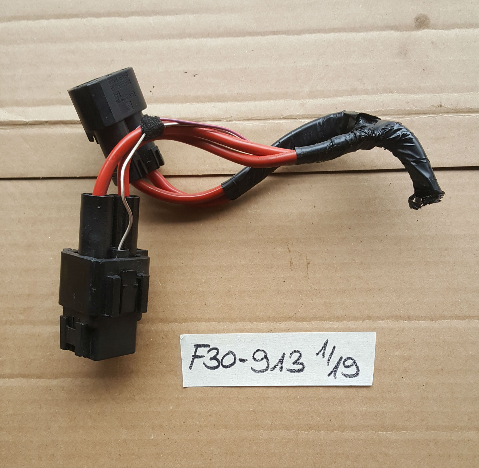 BMW F30 Stecker 9216286 + Relais Lüftermotor Ventilator Lüfter Zündung 9207913 – Bild 1