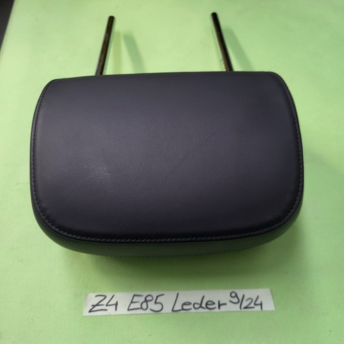 BMW Z4 E85 Kopfstütze für Fahrer ODER Beifahrer Sitz Leder Schwarz Black – Bild 3