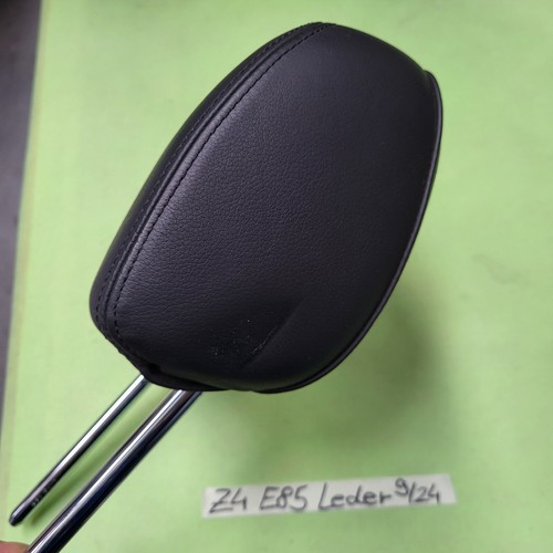 BMW Z4 E85 Kopfstütze für Fahrer ODER Beifahrer Sitz Leder Schwarz Black – Bild 5