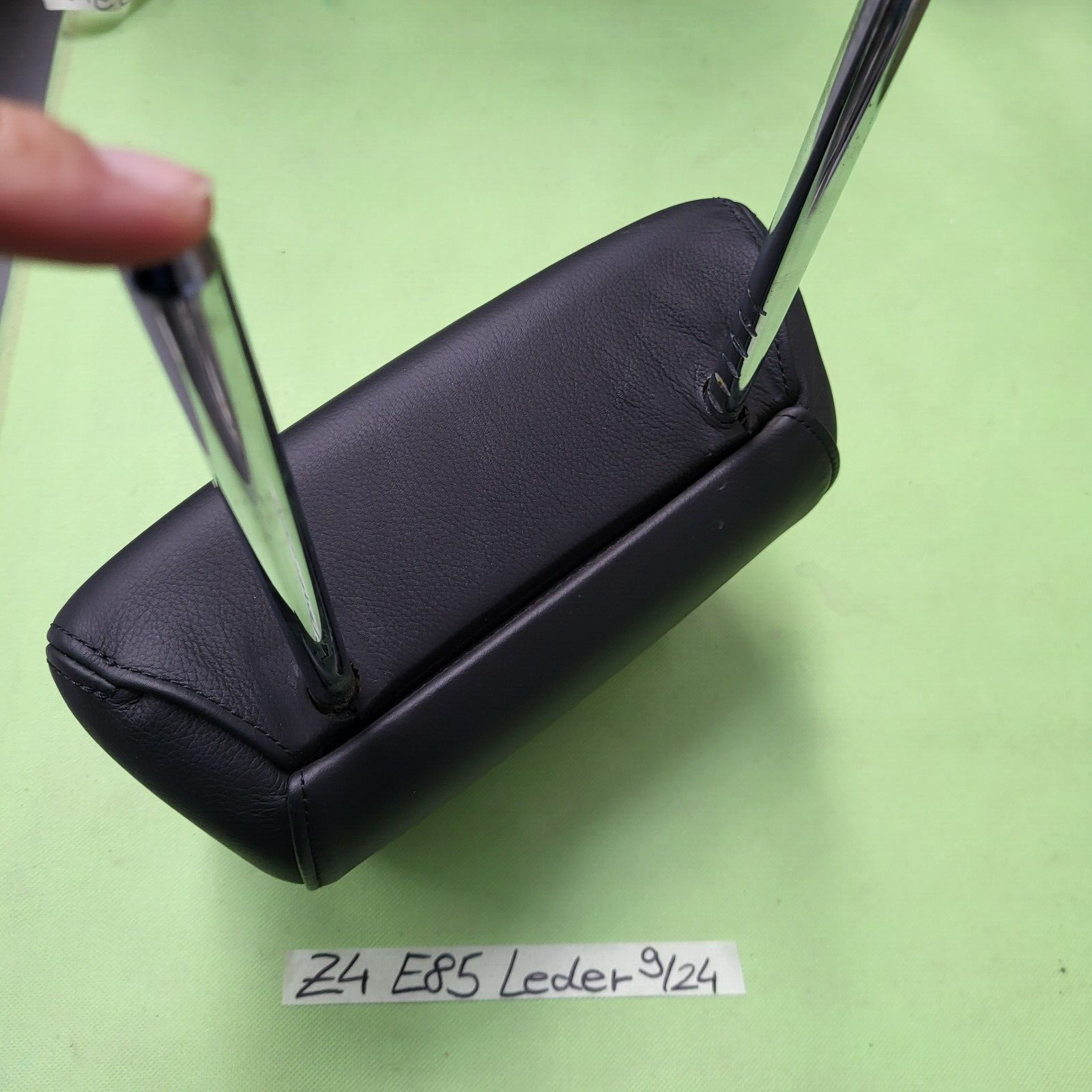 BMW Z4 E85 Kopfstütze für Fahrer ODER Beifahrer Sitz Leder Schwarz Black – Bild 6