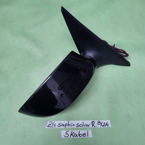 BMW Z4 E85 Seiten Außen Spiegel +  Motor RECHTS Saphir schwarz Black metallic – Bild 4