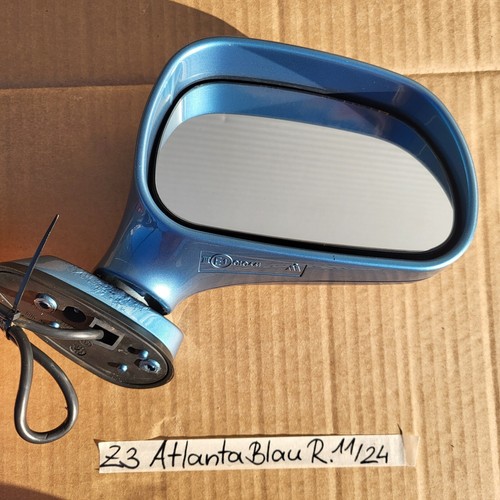 Spiegel BMW Z3 Roadster Seiten Außen Spiegel Kappe Gehäuse RECHTS  Atlanta blau  – Bild 2