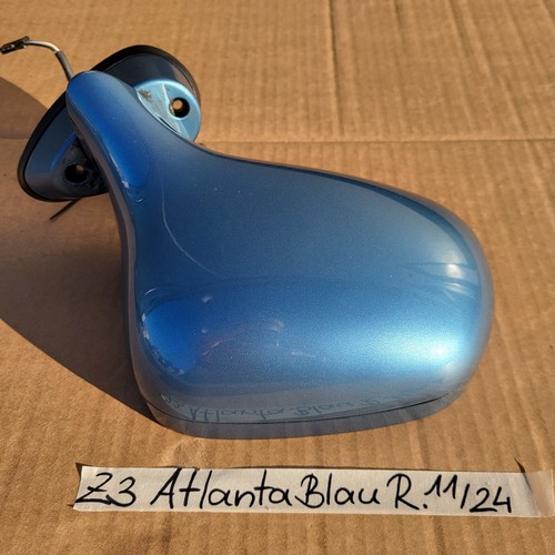 Spiegel BMW Z3 Roadster Seiten Außen Spiegel Kappe Gehäuse RECHTS  Atlanta blau  – Bild 6