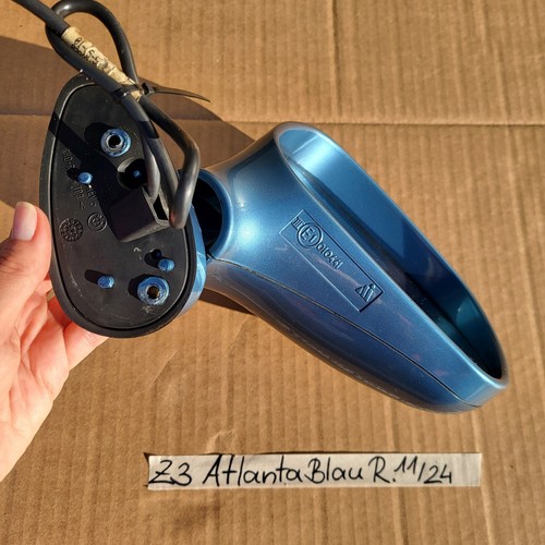 Spiegel BMW Z3 Roadster Seiten Außen Spiegel Kappe Gehäuse RECHTS  Atlanta blau  – Bild 9