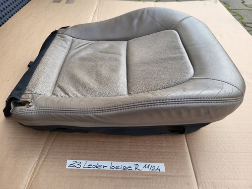 Sitzkissen BMW Z3 Beifahrer Sitz Unterteil Leder beige Bezug + Polster RECHTS – Bild 3