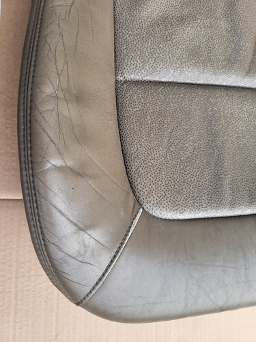 Sitzkissen BMW Z3 Beifahrer Sitz Unterteil Leder beige Bezug + Polster RECHTS – Bild 7