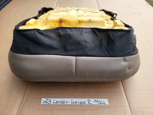 Sitzkissen BMW Z3 Beifahrer Sitz Unterteil Leder beige Bezug + Polster RECHTS – Bild 9
