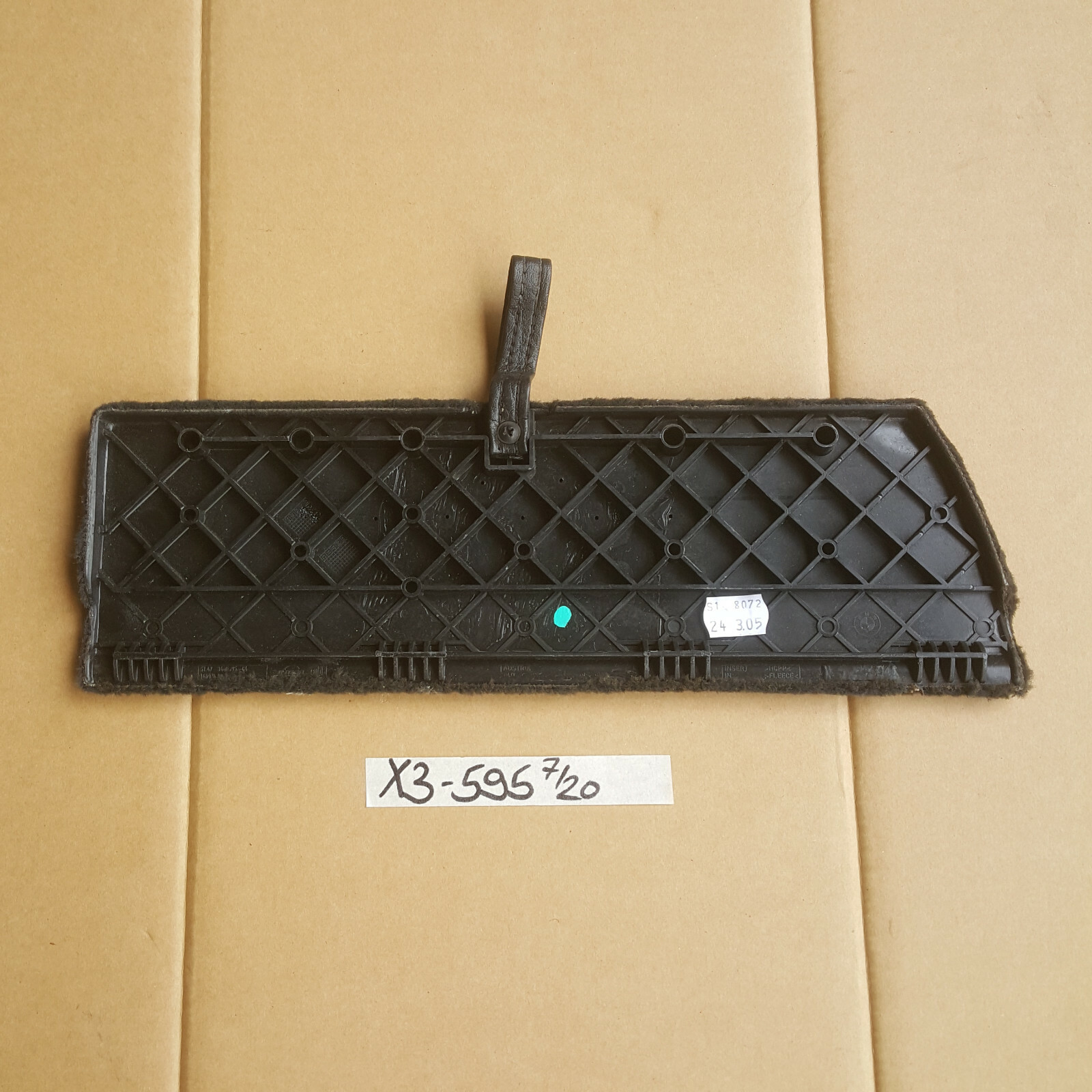 BMW X3 E83 Kofferraum Teppich Verkleidung Blende Gepäckraum Klappe LINKS 3400595 – Bild 2
