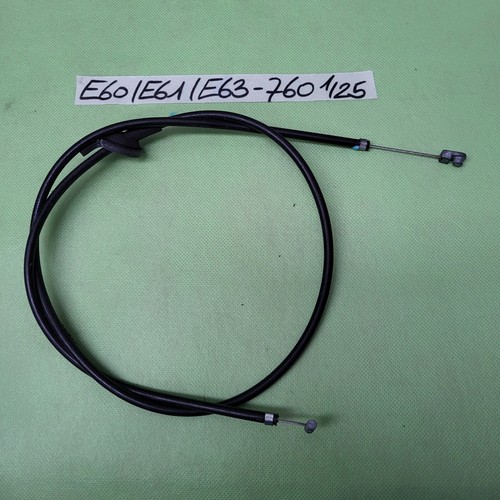 BMW E60 / E61 / E63 / E64 Haubenzug Seilzug Frontklappe Bowdenzug hinten 7008760 – Bild 2