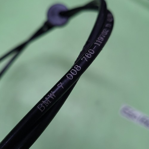 BMW E60 / E61 / E63 / E64 Haubenzug Seilzug Frontklappe Bowdenzug hinten 7008760 – Bild 3