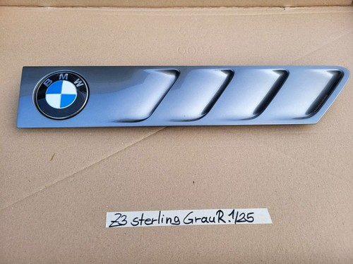 BMW Z3 Lufteinlass Ki​emen Ziergitter Motorhaube Sterling Grau  RECHTS 8398016 – Bild 1