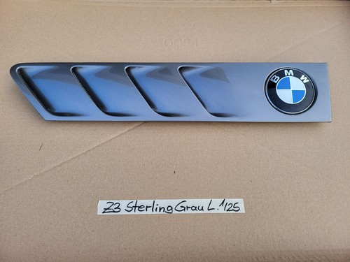 BMW Z3 Lufteinlass Ki​emen Ziergitter Motorhaube Sterling Grau LINKS 8398015