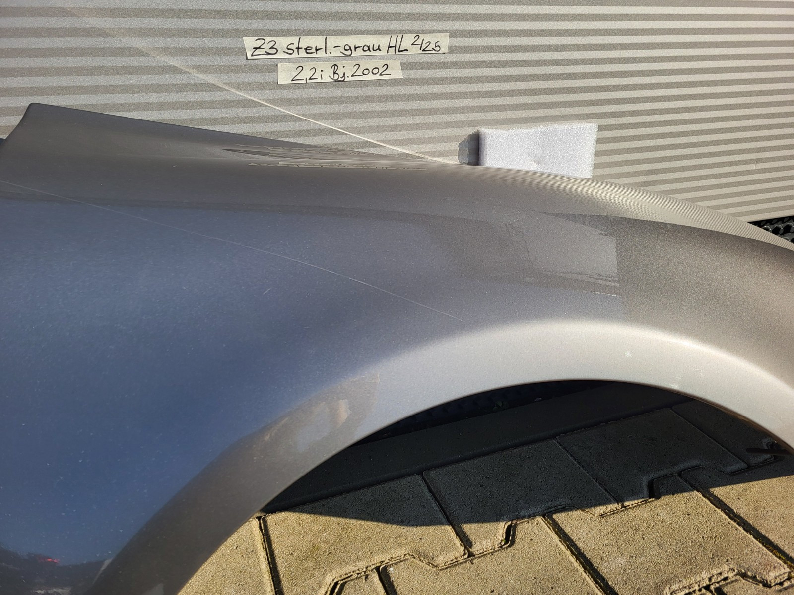 BMW Z3 Roadster Kotflügel Seitenwand  HINTEN rechts ODER links grau ABHOLUNG 