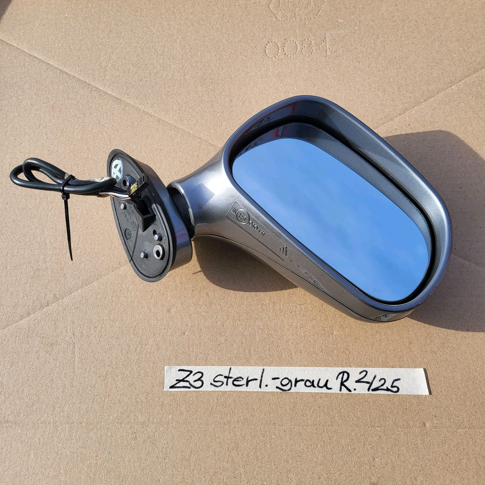 BMW Z3 Roadster Coupe Seiten Außen Spiegel RECHTS sterling Grau Metallic RHD – Bild 2