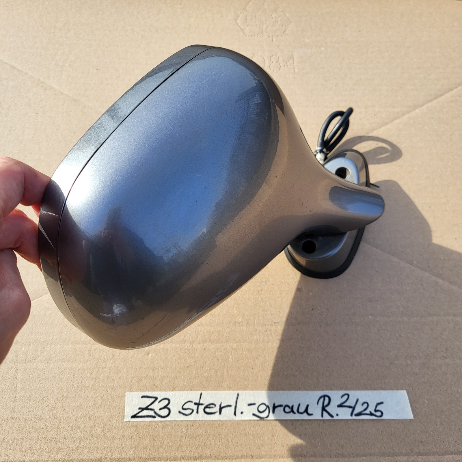 BMW Z3 Roadster Coupe Seiten Außen Spiegel RECHTS sterling Grau Metallic RHD – Bild 9