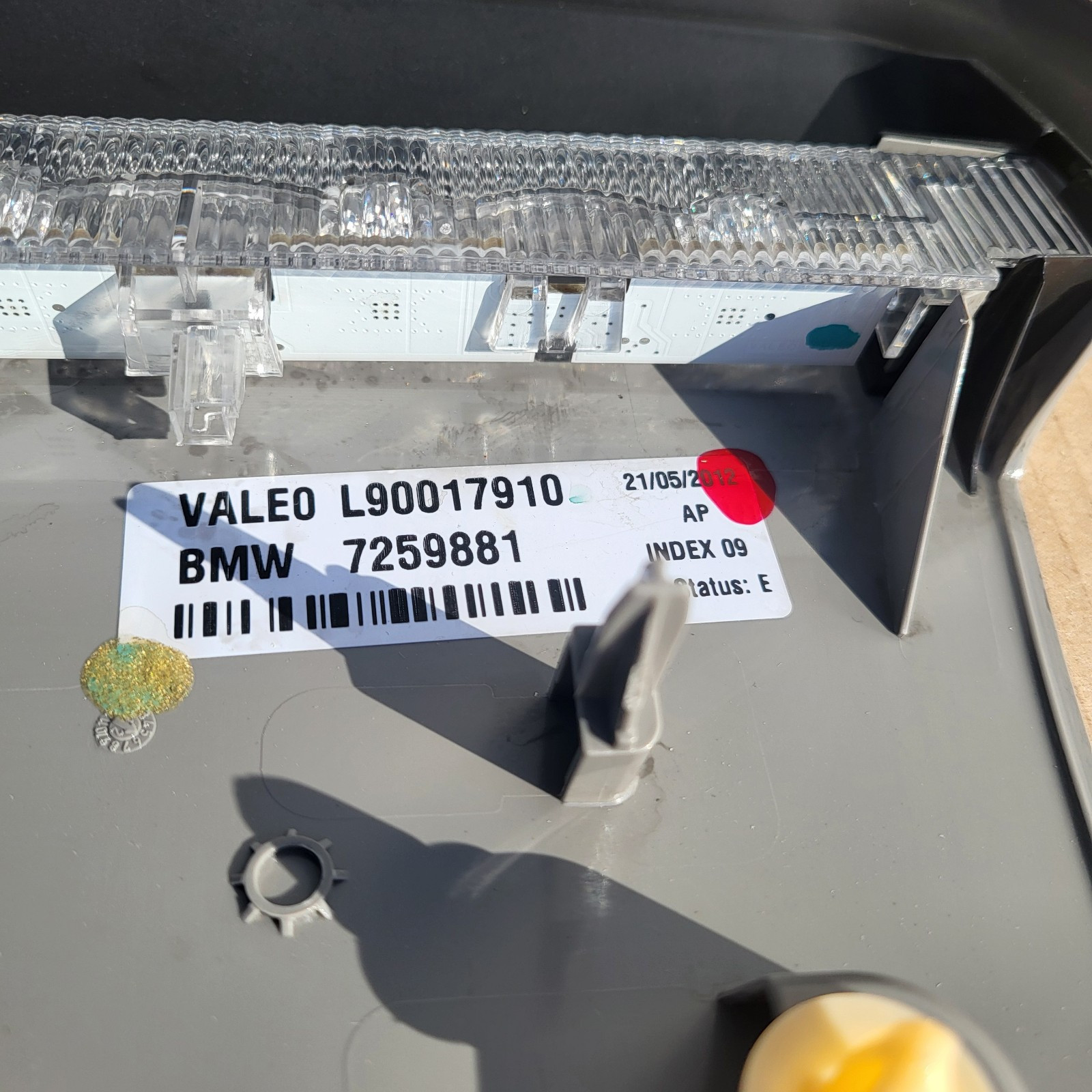 BMW F30 F35 Dritte Bremsleuchte 7259881 Zusatzbremsleuchte 3. Bremslicht grau – Bild 4