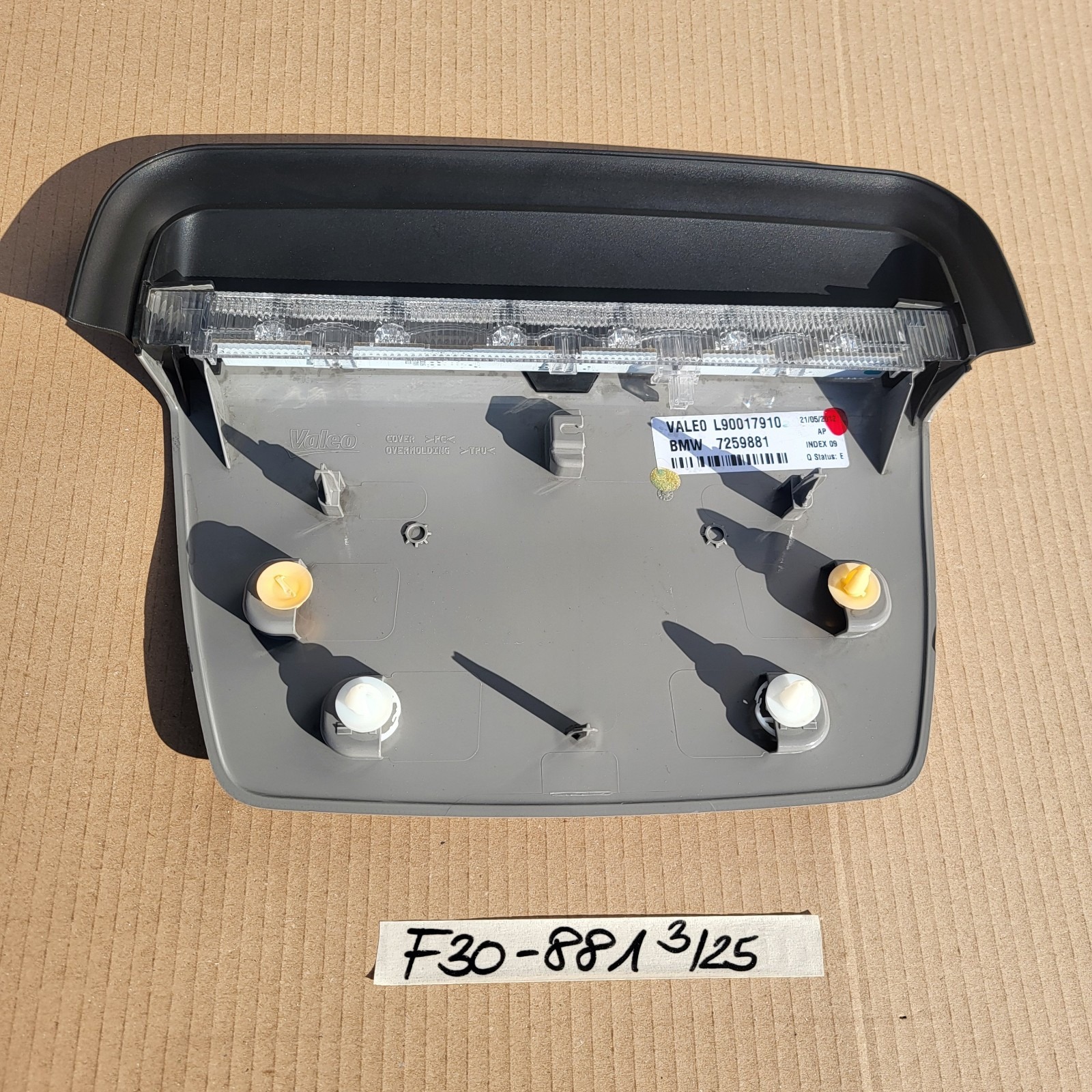 BMW F30 F35 Dritte Bremsleuchte 7259881 Zusatzbremsleuchte 3. Bremslicht grau – Bild 5