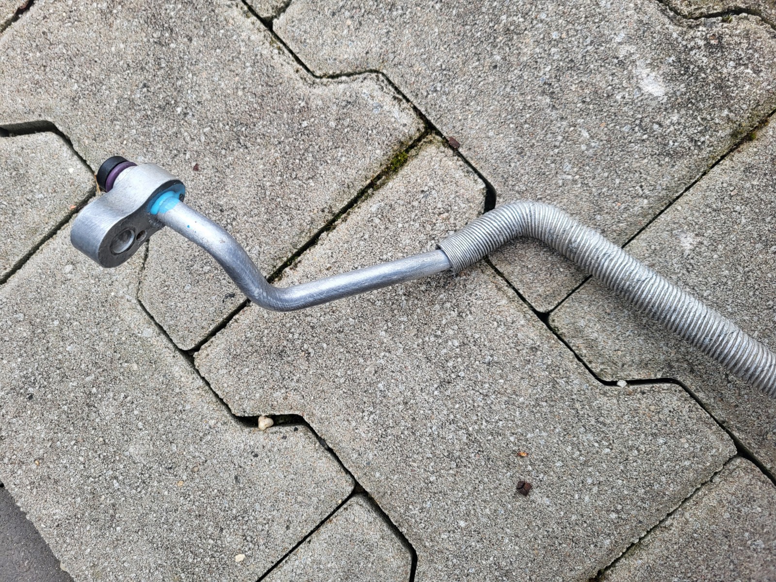 BMW Z3 Klimaleitung Druckschlauch Druckleitung Klima Trockner-Doppelrohr 6910674 – Bild 3