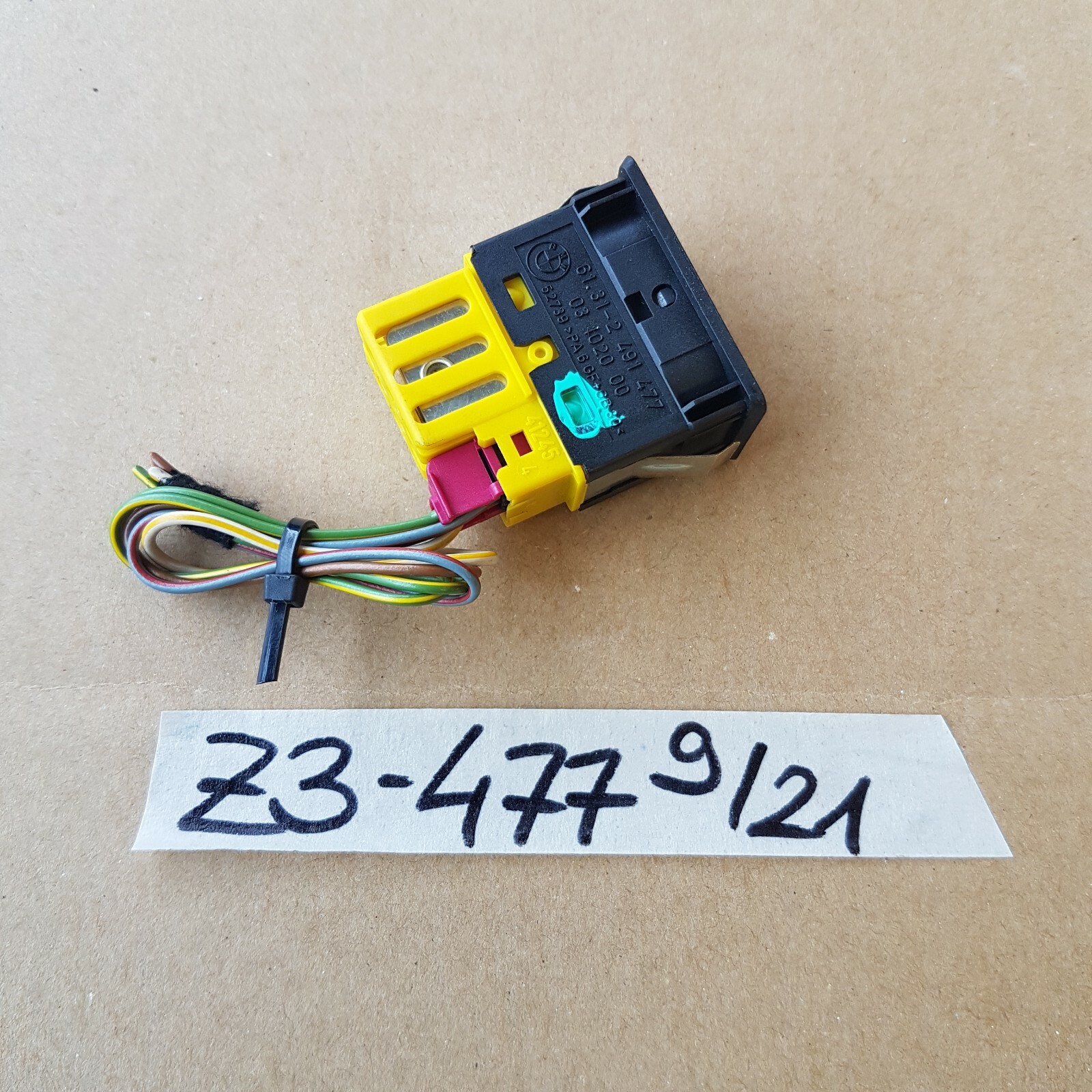 BMW Z3 Roadster + Coupe Sitzheizung Schalter 2491477 mit Kabel + Stecker – Bild 3