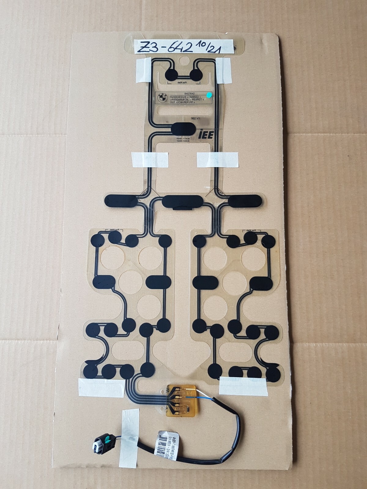 BMW Z3 Roadster Beifahrer Sitz Belegungsmatte Sensor Matte 8407642 – Bild 1