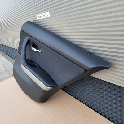 BMW E90 Türtafel / Tür Verkleidung HINTEN RECHTS Stoff Fluid Anthrazit – Bild 4