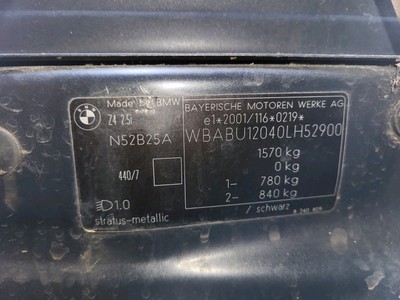 BMW Z4 E85 Seiten Außen Spiegel LINKS 5 Kabel Stratus Grau Metallic Code 440  – Bild 7