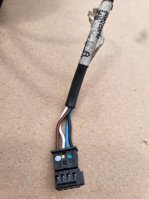 BMW Z3 Roadster Coupe Seiten Außen Spiegel Glas Motor LINKS Schwarz Metallic 