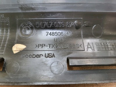 Halter BMW Z4 E85 E86 Motor Abdichtung 7939674 RECHTS  – Bild 2