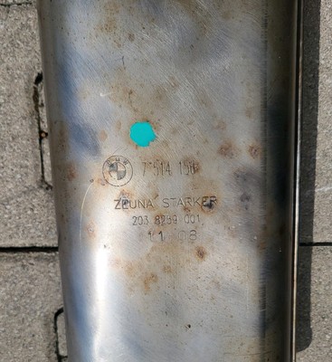 Auspuff BMW Z4 E85 Vorschalldämpfer + Mittelschalldämpfer 7514156 ABHOLUNG – Bild 4