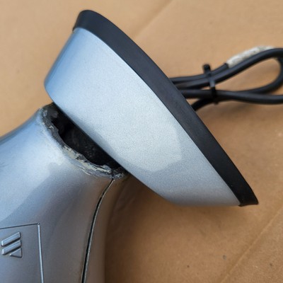 BMW Z3 Roadster Seiten Außen Spiegel Glas + Motor LINKS Arktis Silber Metallic 