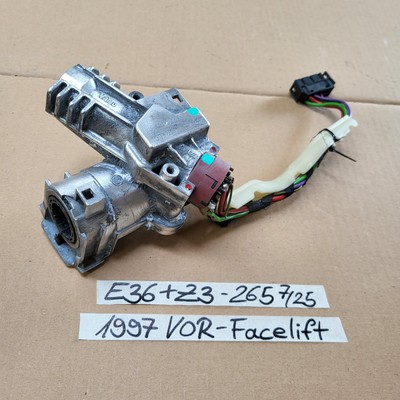 BMW E36 + Z3  Zündschloss Lenksäule Lenkschloss 1093265 + Zündanlass Schalter – Bild 1