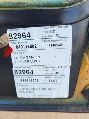 BMW Z3 Roadster  Tür Verkleidung Voll Leder Rot Schwarz R+L + Türgriff ABHOLUNG 