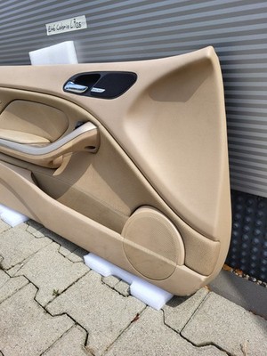 BMW E46 Cabrio Coupe Türverkleidung Leder Beige LINKS Harman Kardon Griff Blende – Bild 4