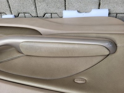 BMW E46 Cabrio Coupe Türverkleidung Leder Beige LINKS Harman Kardon Griff Blende – Bild 7